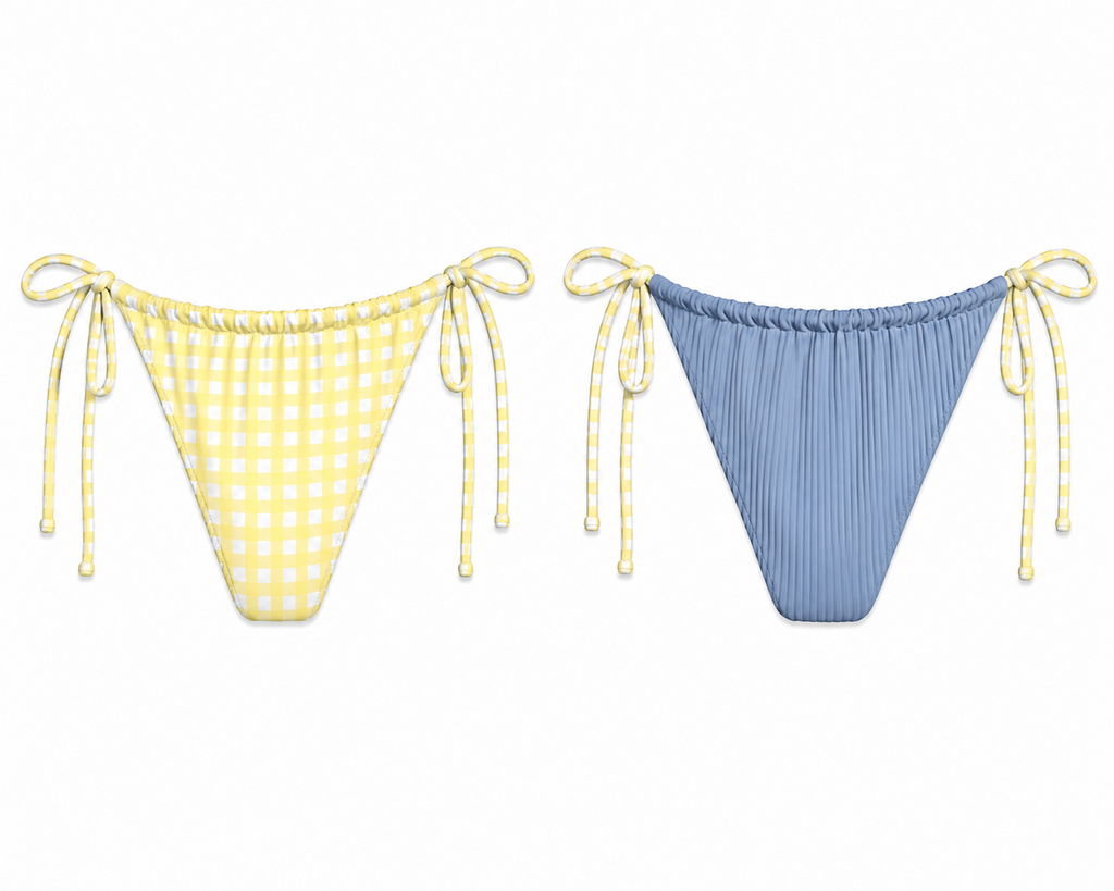 Blue Canary Reversible Bikini Bottoms