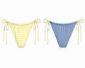 Blue Canary Reversible Bikini Bottoms
