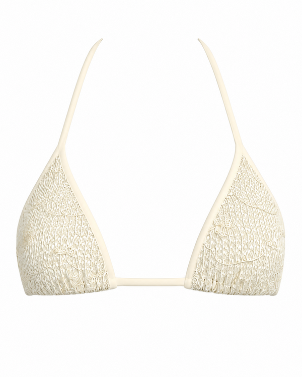 Coconut Cream Bikini Top