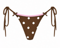 Mocha Polka Bikini Bottoms